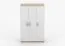 Armadio battente "Smolikas" 106 | 3 ante | 9 scomparti | rovere Sonoma/bianco | 192 x 120 x 50 cm