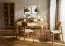 Tavolo rotondo allungabile "Olimar" 16, color rovere, due allunghe da 40 cm, 145-225 x 90 cm