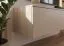 Parete attrezzata "Namsos" 01, grigio argilla/rovere Coast Evoke, frontale cannettato, illuminazione a LED, sistema "push to open", 300 x 45 x 160 cm