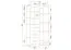 Armadio battente 7 scomparti, 3 cassetti | Rovere Sonoma/bianco | Maniglie rosa | 159 x 80 x 40 cm