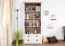 Scaffale Segnas 13 | Pino bianco e rovere marrone | 198 x 90 x 43 cm | Stile country elegante