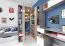 Mensola da parete Lede 13 | Grigio/Rovere/Bianco | 30 x 110 x 25 cm | Design moderno e funzionale