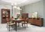 Cassettiera ampia 2 ante e 2 cassetti Gorica 08 | Rovere rustico | LED | 85 x 180 x 50 cm | Vetro bronzo