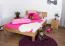 Letto una piazza e mezza "Wooden Nature" 02, rovere massello, oliato - 120 x 200 cm (l x l)