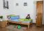 Letto singolo "Wooden Nature" 03, rovere massello, oliato - 90 x 200 cm (l x l)