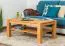 Tavolino "Wooden Nature" 422 | Faggio massello naturale | 105 x 65 x 45 cm | Design moderno e stabile