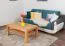 Tavolino Wooden Nature 121 | Faggio massello naturale | 45 x 105 x 65 cm | Design moderno