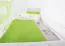 Set biancheria letto bambini 2 pezzi | Motivo gatto | Cotone 100% | Verde | 140 x 200 cm