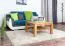 Tavolino in rovere massello "Wooden Nature" 420 | 80 x 80 x 45 cm | Design moderno e artigianalità