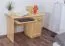 Scrivania in pino massello naturale 002 | 74 x 100 x 55 cm | Design moderno e funzionale