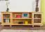 Mobile porta TV in pino massiccio naturale "004" | Design moderno | 55 x 156 x 47 cm | 2 passacavi