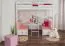 Coppia di cuscini per letto a soppalco rosa "Tim" | Comfort superiore | Design moderno