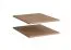 Armadio completo - Set B "Aarwangen", color rovere Piccini, 3 barre appendiabiti, 308,5 x 55 x 234 cm