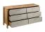 Cameretta completa B Braianik 5 pezzi | Rovere Wotan/beige | Piedini 36 mm | Maniglie oro opaco | Protezione ABS