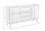Soggiorno completo - Set A "Engordany", Set 3 pz, color faggio, faggio massello, laccato, 1 madia, 1 mobile TV, 1 vetrinetta