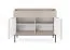 Set soggiorno 4 pezzi "Worthing" | Cashmere, maniglie oro, gambe nere | Design moderno, bordi ABS