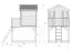 Casetta da giardino per bambini "13A", pino, impregnato a pressione, incl. finestra, balcone, scaletta, 248 x 150 cm