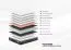 Materasso | altezza 27 cm | 120 x 200 cm | materasso ibrido a media consistenza | grado di compattezza H3 | nucleo in schiuma e molle insacchettate | Artemis X