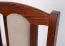 Sedia classica in legno di faggio | Finitura noce | Seduta imbottita schiuma T-25 | Schienale parzialmente imbottito | Stile senza tempo