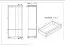 Armadio Sentis 15 marrone scuro | Stile country | 193 x 88 x 49 cm | 2 ante, 2 cassetti, barra appendiabiti