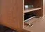 Set soggiorno Acrab 5 pezzi | Rovere Cremona | Frontali rigati | Push-to-open | Design Japandi | Bordi ABS