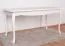 Tavolo "Bignona" 19, color bianco pino - 146 x 76 cm (l x p)