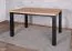 Elegante tavolo da pranzo Varbas 02, bicolore, rovere Gold Craft / nero opaco, 120 x 80 cm, struttura robusta, tavolo da cucina resistente, moderno