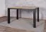 Elegante tavolo da pranzo Varbas 02, bicolore, rovere Gold Craft / nero opaco, 120 x 80 cm, struttura robusta, tavolo da cucina resistente, moderno