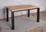 Elegante tavolo da pranzo Varbas 02, bicolore, rovere Gold Craft / nero opaco, 120 x 80 cm, struttura robusta, tavolo da cucina resistente, moderno