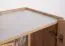 Cassettiera alta a due ante Ashford 04, colore: Rovere Riviera / Marmo Bianco - Dimensioni: 122 x 97 x 37 cm (A x L x P)
