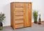 Comodà Tasman 16 in rovere selvatico massiccio oliato - Dimensioni: 112 x 80 x 45 cm (A x L x P)