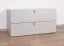 Cassettiera Skalle 08 per cameretta | Grigio | 47 x 94 x 49 cm | 2 cassetti con soft close