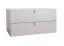 Cassettiera Skalle 08 per cameretta | Grigio | 47 x 94 x 49 cm | 2 cassetti con soft close