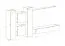 Pensile moderno Balestrand 92 | Bianco & Rovere Wotan | 180 x 330 x 40 cm | Apertura push-to-open