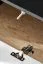 Parete attrezzata "Storli" 02, color rovere ribbeck / nero, 11 scomparti, 1 armadio, 1 scaffale, 1 mensola, 1 mobile TV, sistema "push to open", 240 x 40 x 127 cm