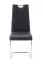 Sedia girevole Kigora 03 nera | Design moderno e raffinato | Microfibra | 99 x 41,5 x 58 cm