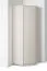 Armadio angolare "Boquilla" 12, color cashmere, 1 anta a battente, 5 scomparti, 2 barre appendiabiti, funzione "push-to-open", 43 x 38 x 185 cm