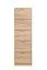 Scarpiera Veliko 05 | Rovere Sonoma | 5 ante battenti | 5 scomparti | 191,5 x 58 x 18 cm | Bordi ABS
