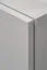 Parete attrezzata "Klubba" 07, color rovere Artisan/grigio perla, 1 mobile TV, 1 caminetto a bioetanolo, 1 vetrinetta, incl. illuminazione a LED, 200 x 40 x 158 cm
