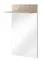 Armadio con specchio Bratteli 03, colore: rovere Sonoma - Dimensioni: 203 x 120 x 32 cm (A x L x P), con cinque vani