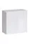 Set 2 pensili con mensola Balestrand 321 | Bianco lucido | 110x130x30 cm | 4 vani organizzati | Push To Open