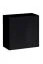Pensile moderno Balestrand 158 nero/rovere Wotan | 150 x 330 x 40 cm | Apertura push-to-open