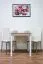 Tavolo in pino massello bianco Junco 233B | 75x75 cm | Design moderno e robusto
