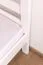 Letto a castello "Easy Premium Line" K24/n in faggio massello laccato bianco - 120 x 200 cm, divisibile