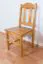Sedia in pino massello color ontano Junco 247 | Design moderno | 93 x 44 x 43 cm | Comfort e stile