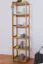 Scaffale in pino massello color ontano Junco 54D | 200 x 50 x 30 cm | 5 ripiani robusti