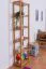 Scaffale in pino massello color ontano Junco 54D | 200 x 50 x 30 cm | 5 ripiani robusti