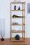 Scaffale in pino massello color ontano Junco 54B | 200x70x30 cm | 5 ripiani spaziosi | Design moderno