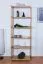 Scaffale in pino massello color ontano Junco 54B | 200x70x30 cm | 5 ripiani spaziosi | Design moderno
