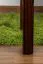 Tavolo rotondo in pino massello color noce 003 | 75 x 80 cm | Design moderno e robusto